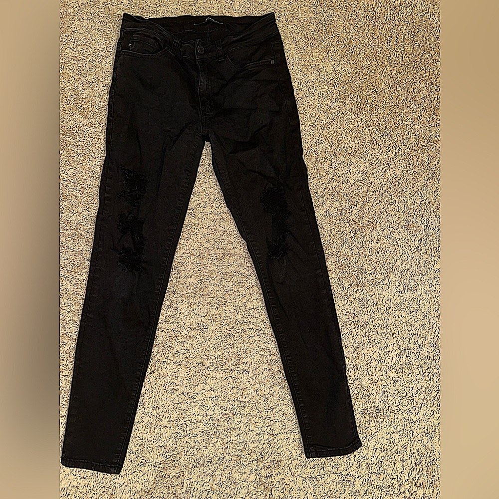 KanCan, size 28 (also a 9), ankle skinny black